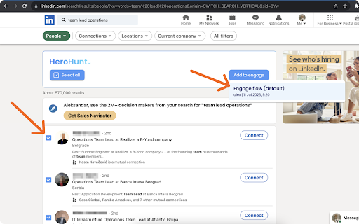 HeroHunt.ai  from Chrome web store to be run with OffiDocs Chromium online