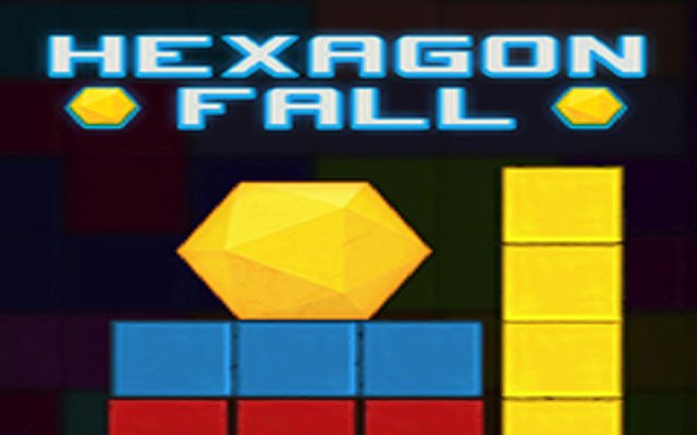 Hexagon Fall  from Chrome web store to be run with OffiDocs Chromium online