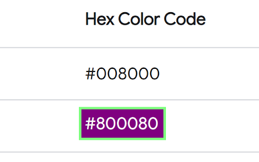 HEX Color Preview  from Chrome web store to be run with OffiDocs Chromium online