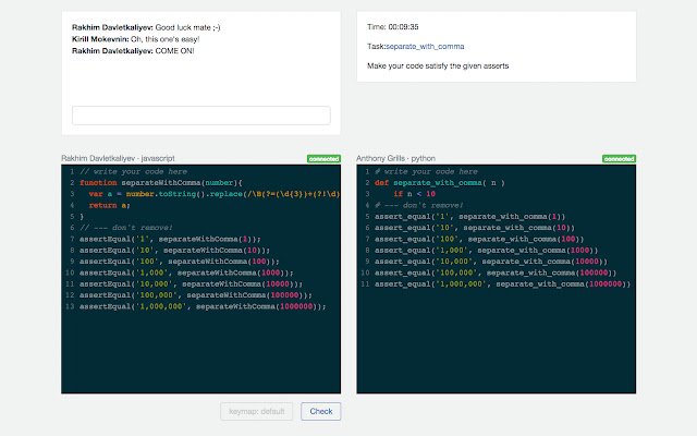 Hexlet Battles  from Chrome web store to be run with OffiDocs Chromium online