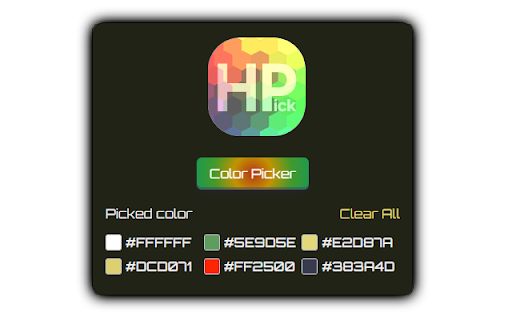 Hex Pick  from Chrome web store to be run with OffiDocs Chromium online