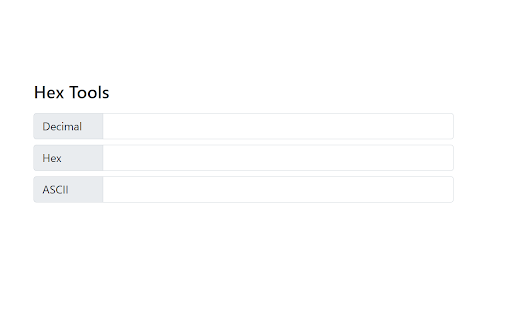 Hex Tools  from Chrome web store to be run with OffiDocs Chromium online