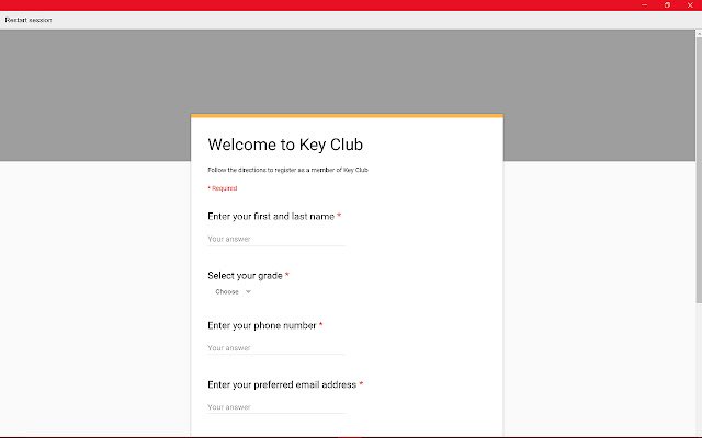 HHS Key Club  from Chrome web store to be run with OffiDocs Chromium online