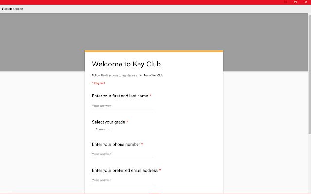 HHS Key Club uit de Chrome-webwinkel wordt uitgevoerd met OffiDocs Chromium online