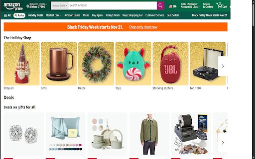 Hide Amazon Cart  from Chrome web store to be run with OffiDocs Chromium online