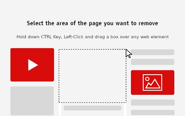 Hide Anything Element Hider for Chrome™  from Chrome web store to be run with OffiDocs Chromium online