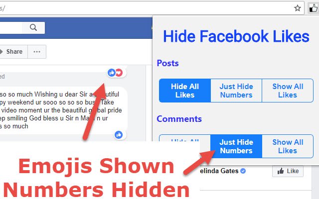 Cachez Facebook Likes de la boutique en ligne Chrome à exécuter avec OffiDocs Chromium en ligne