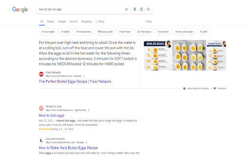 Hide Google AI Overviews  from Chrome web store to be run with OffiDocs Chromium online