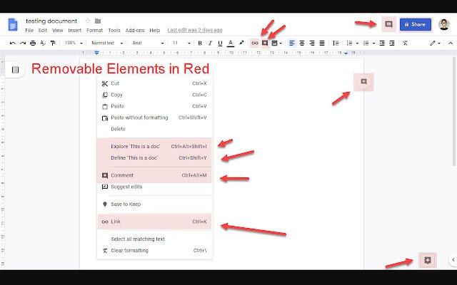 Ascundeți funcțiile Google Drive din magazinul web Chrome pentru a fi rulate cu OffiDocs Chromium online