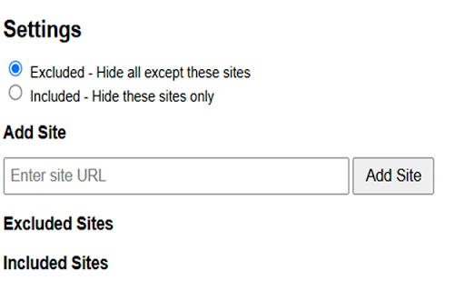 Hide Images  from Chrome web store to be run with OffiDocs Chromium online