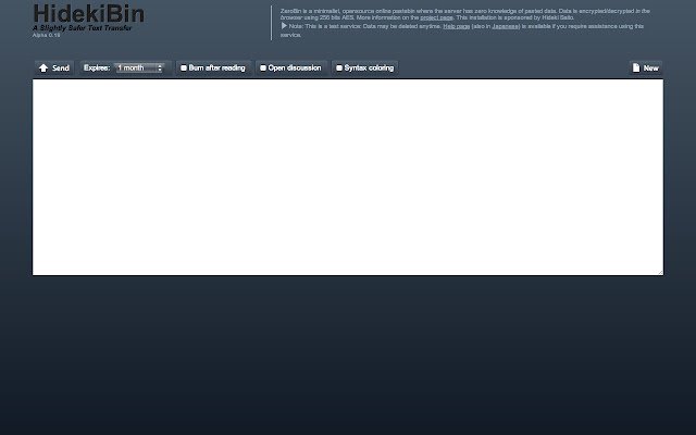 HidekiBin  from Chrome web store to be run with OffiDocs Chromium online
