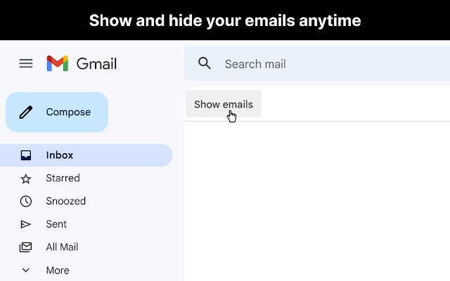 Hide My Email for Gmail™  from Chrome web store to be run with OffiDocs Chromium online