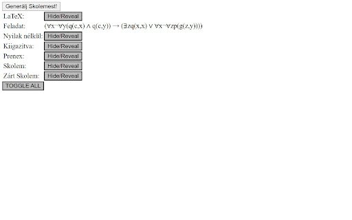 Hide/Reveal for szabivans generator  from Chrome web store to be run with OffiDocs Chromium online