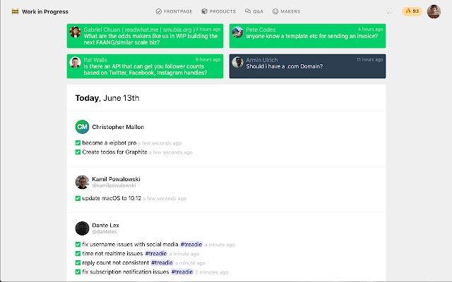 Hide WIP Streaks  from Chrome web store to be run with OffiDocs Chromium online