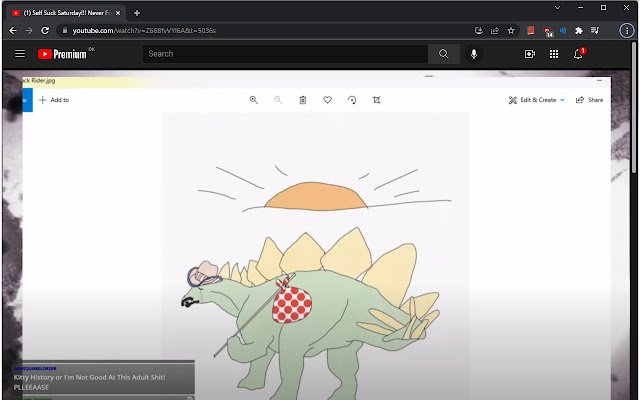 Hide YouTube title  from Chrome web store to be run with OffiDocs Chromium online