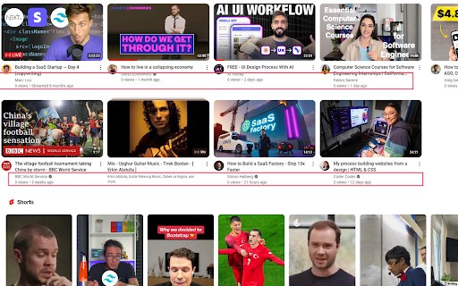 Hide YouTube Views  Likes  from Chrome web store to be run with OffiDocs Chromium online