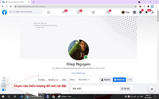 HiFB Auto Like Dạo Tăng tương tác facebook  from Chrome web store to be run with OffiDocs Chromium online