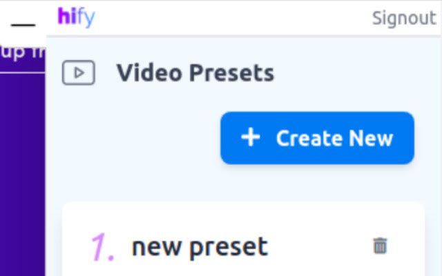 Hify: crea video di vendita dal negozio web di Chrome da eseguire con OffiDocs Chromium online