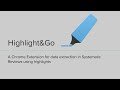 HighlightGo de Chrome web store se ejecutará con OffiDocs Chromium en línea