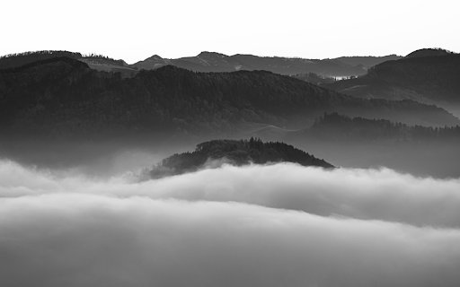 Hills and morning mist  from Chrome web store to be run with OffiDocs Chromium online