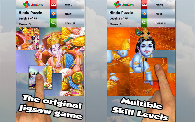 Hindu Puzzle mula sa Chrome web store na tatakbo sa OffiDocs Chromium online