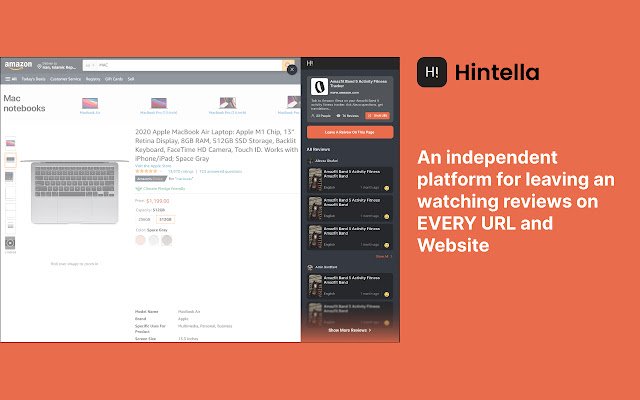 Hintella | Leave Video Review Anywhere  from Chrome web store to be run with OffiDocs Chromium online