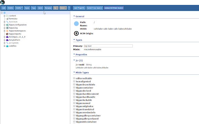 Hippo CMS Console Helper  from Chrome web store to be run with OffiDocs Chromium online