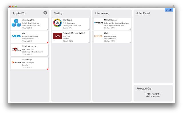 OffiDocs Chromium 온라인과 함께 실행되는 Chrome 웹 스토어의 HireHunt