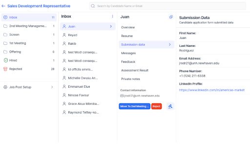 Hireik  from Chrome web store to be run with OffiDocs Chromium online