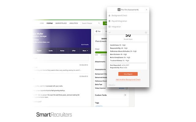 Hirelink  from Chrome web store to be run with OffiDocs Chromium online