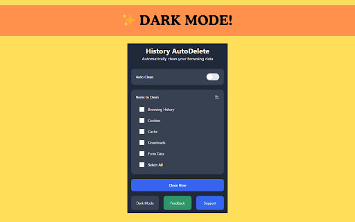 History AutoDelete Tabbee  from Chrome web store to be run with OffiDocs Chromium online