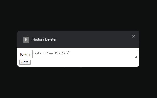 History Deleter mula sa Chrome web store na tatakbo sa OffiDocs Chromium online