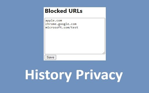 History Privacy  from Chrome web store to be run with OffiDocs Chromium online