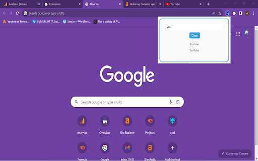 History Search from Chrome web store to be run with OffiDocs Chromium online History Search from Chrome web store to be run with OffiDocs Chromium online