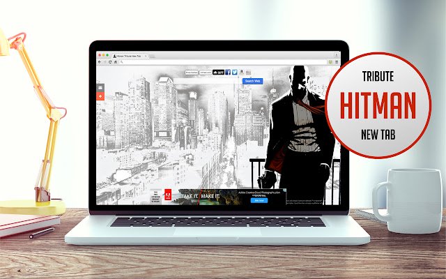 Hitman Tribute New Tab uit de Chrome-webwinkel om te worden uitgevoerd met OffiDocs Chromium online