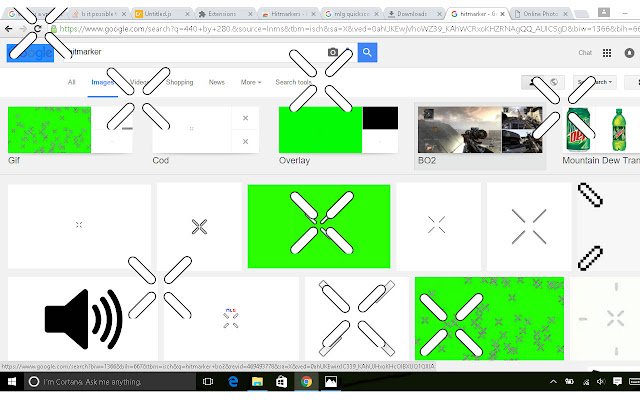 Hitmarkers  from Chrome web store to be run with OffiDocs Chromium online