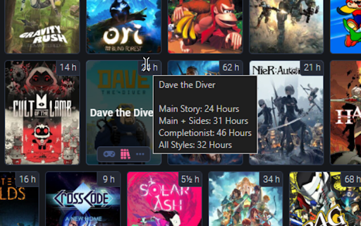 HLTB Extension for Backloggd  from Chrome web store to be run with OffiDocs Chromium online