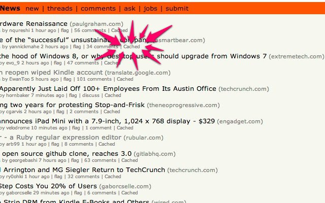 HNCache  from Chrome web store to be run with OffiDocs Chromium online HNCache  from Chrome web store to be run with OffiDocs Chromium online