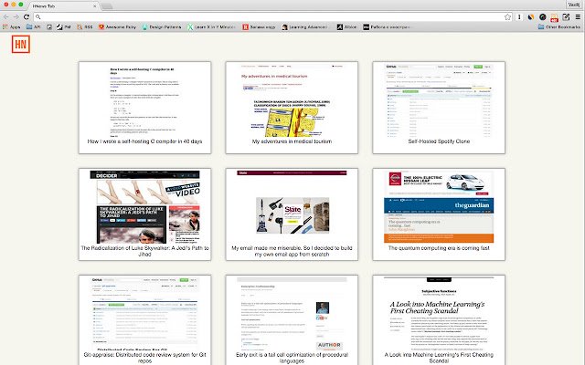 แท็บ HNews จาก Chrome เว็บสโตร์ที่จะใช้งานร่วมกับ OffiDocs Chromium ออนไลน์