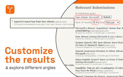 HNRelevant Related stories on Hacker News  from Chrome web store to be run with OffiDocs Chromium online