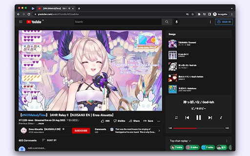 HoloSongs  from Chrome web store to be run with OffiDocs Chromium online