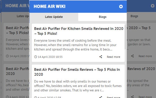 Home Air Wiki آخر تحديث للأخبار من متجر Chrome الإلكتروني ليتم تشغيله باستخدام OffiDocs Chromium عبر الإنترنت