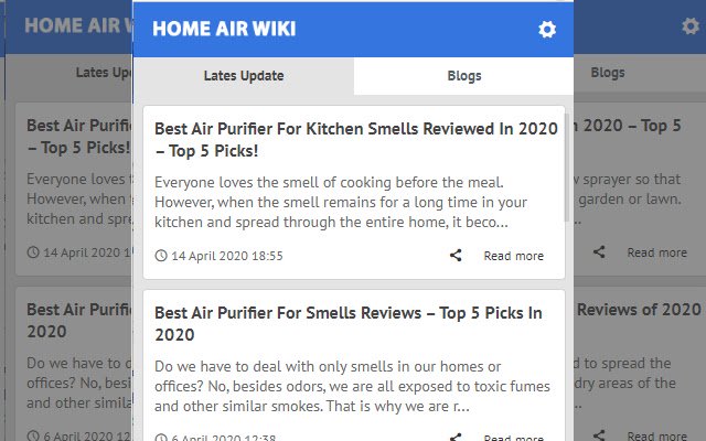 Home Air Wiki Latest News Update  from Chrome web store to be run with OffiDocs Chromium online