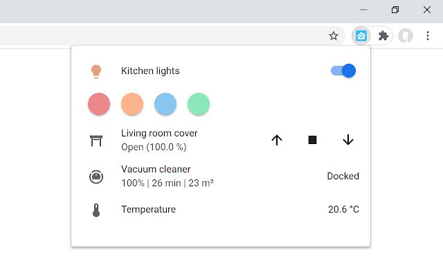 Home Assistant  from Chrome web store to be run with OffiDocs Chromium online
