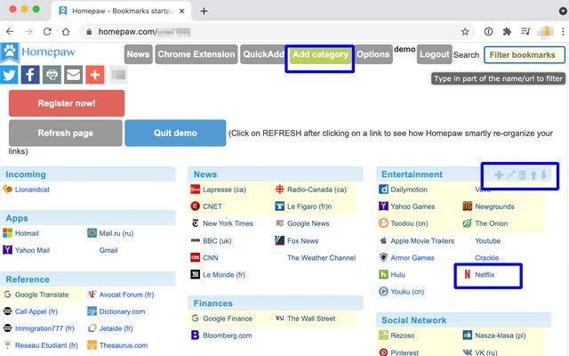 Homepaw uit de Chrome-webwinkel kan worden uitgevoerd met OffiDocs Chromium online