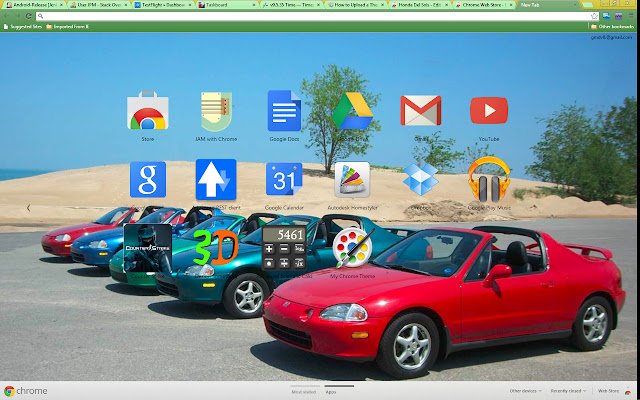 Honda Del Sols из интернет-магазина Chrome будет работать с OffiDocs Chromium онлайн