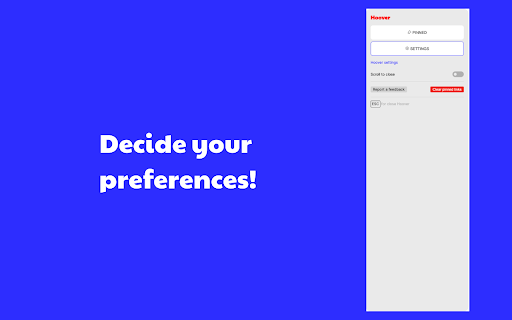 Hoover  from Chrome web store to be run with OffiDocs Chromium online