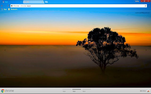 Horizon Lonely Tree Meadow Scenic din magazinul web Chrome va fi rulat cu OffiDocs Chromium online