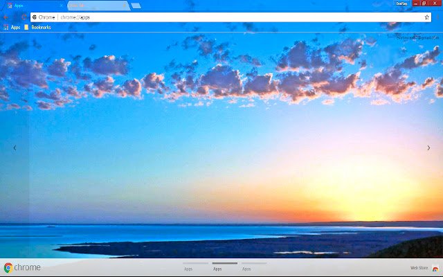 Horizon Pastel Scenic Sea Sky Sunny ze sklepu internetowego Chrome można uruchomić z OffiDocs Chromium online