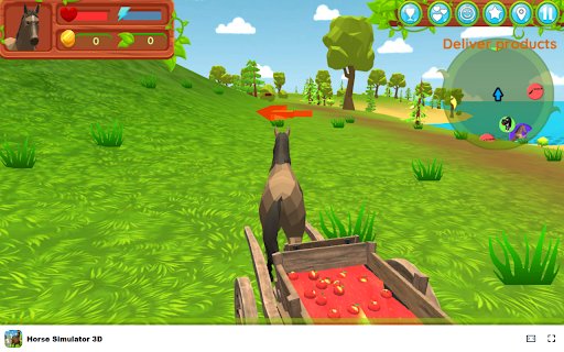Horse Simulator 3D Embark on a Wild Horse Adventure!  from Chrome web store to be run with OffiDocs Chromium online